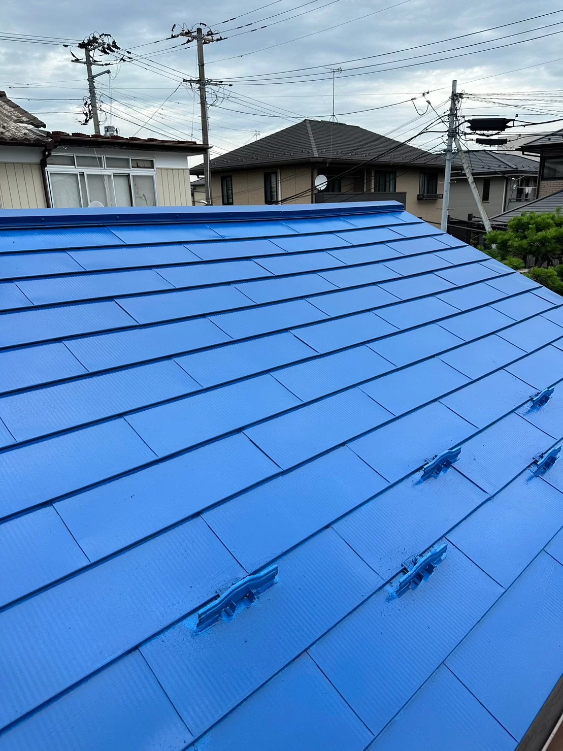 埼玉県越谷市で屋根塗装工事を行いました